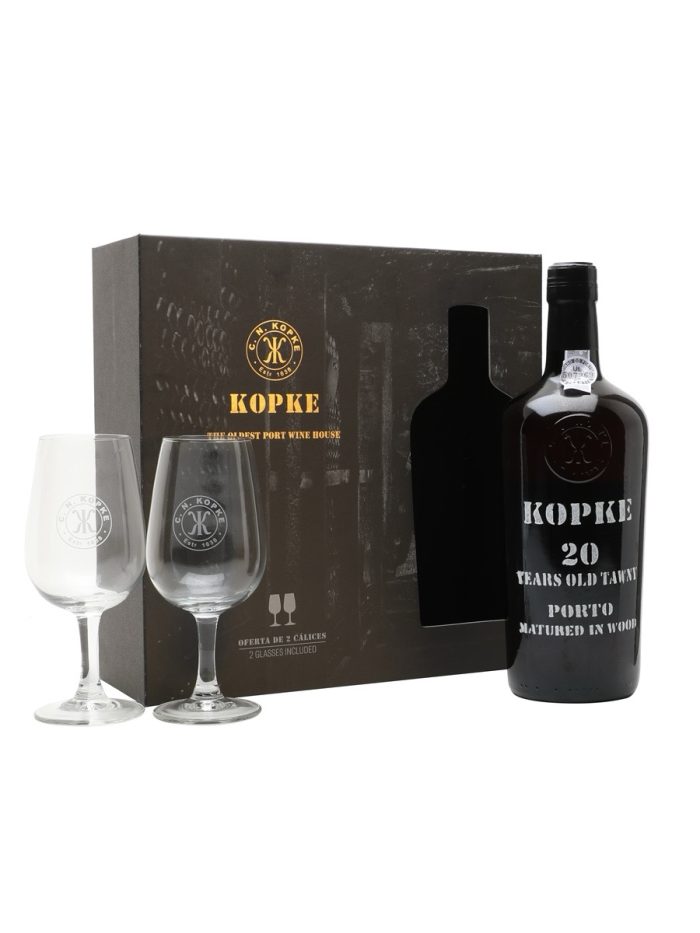 Kopke 20 Year Old Port Glass Set