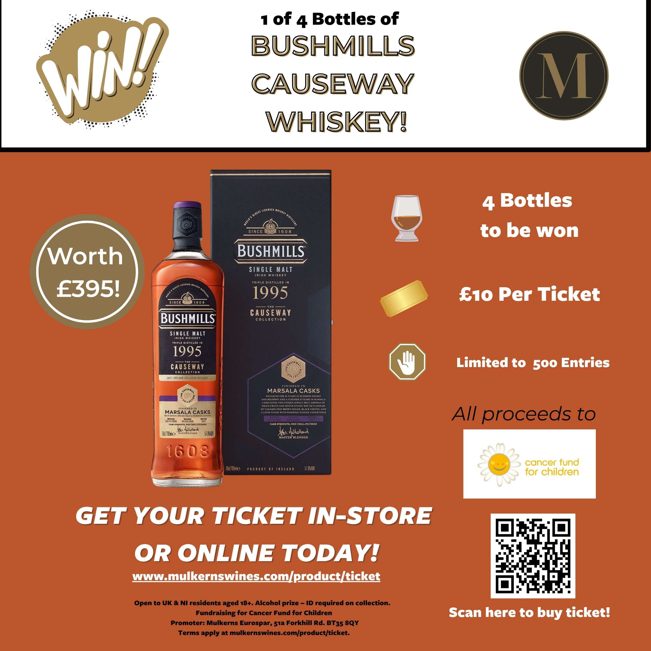 Bushmills Causeway Raffle